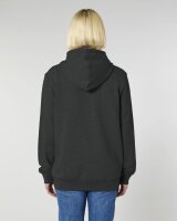 Unisex Basic Zipper Dark Heather Grey XL