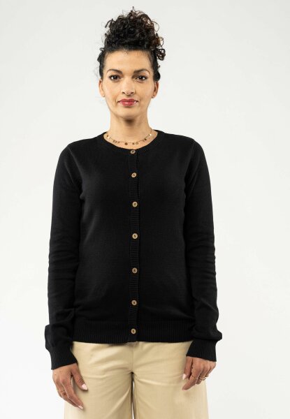 Cardigan Basic black XL