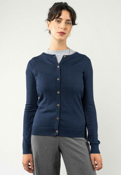 Cardigan Basic blue M