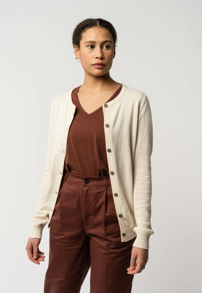 Cardigan Basic Cream  M