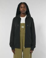 Unisex Basic Zipper Black XS