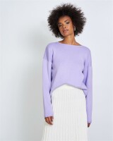 Light Knit Jumper WILLIAMSBURG lavender L