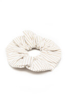 Haargummi Scrunchie Ajitha Beige Stripes Onesize