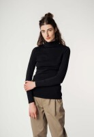 Longsleeve Turtleneck Shirt Anchal Schwarz S