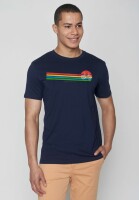 T-Shirt Bike Sunset Stripes Guide