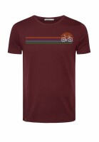 T-Shirt Bike Sunset Stripes Guide