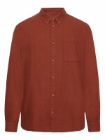 Hemd Regular Fit Melangé Flannel Shirt