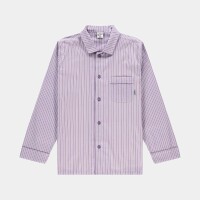 Pyjama Shirt Unisex Lavender Stripes L