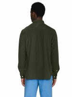 Hemd Regular Fit 26-wales Corduroy Shirt Forrest Night L