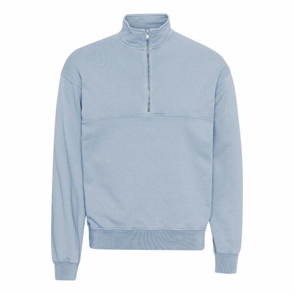 Troyer Organic Quarter Zip Powder Blue S