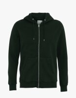 Zipper Classic Organic Zip Hood Hunter Green S