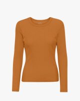 Longsleeve Organic Rib LS T-Shirt Ginger Brown S