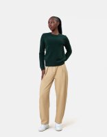 Strickpullover Women Classic Merino Wool Crew Ocean Green XS