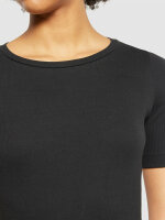 Rib T-Shirt Black Jet M