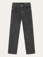 Mom Mid-Rise 5-Pocket Cropped Jeans Iris