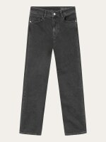 Mom Mid-Rise 5-Pocket Cropped Jeans Iris Rinse Black 32/32