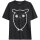 T-Shirt Regular Big Owl Front Print Black Jet XL