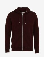 Zipper Classic Organic Zip Hood Oxblood Red M