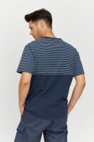 T-Shirt Felton Striped Ink Blue / Dream Blue XXL