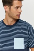 T-Shirt Felton Striped Ink Blue / Dream Blue XXL