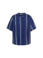 Blusenshirt Print Stripe