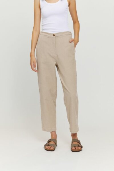 Cordhose Sanjo Pants Eggshell S