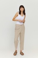 Cordhose Sanjo Pants Eggshell S