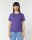 Frauen Basic T-Shirt Purple Love S