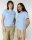 Frauen Basic T-Shirt Blue Soul L