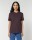 Unisex Basic T-Shirt Red Brown M