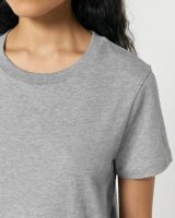 Frauen Basic T-Shirt Heather Grey S