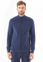 Zipper Mens Soft Touch Full Zip Navy L