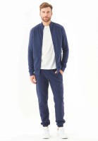 Zipper Mens Soft Touch Full Zip Navy L