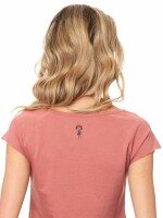 T-Shirt Fahrrad-Mädchen Cap Sleeve