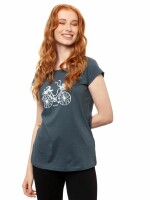 T-Shirt Fahrrad-Mädchen Cap Sleeve