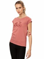 T-Shirt Fahrrad-Mädchen Cap Sleeve