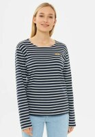 Longsleeve Interstriped Navy/Off White XS