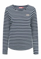 Longsleeve Interstriped Navy/Off White XS