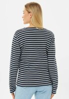 Longsleeve Interstriped Navy/Off White L