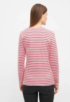 Longsleeve Interstriped Off White/Pink Glo S