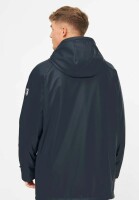 Gefütterter Regenmantel Trekholm Navy/Off White 3XL