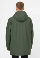 Gefütterter Regenmantel Trekholm Olive/Off White XL