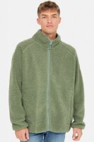 Fleecejacke Kuschelby Hedge Green M