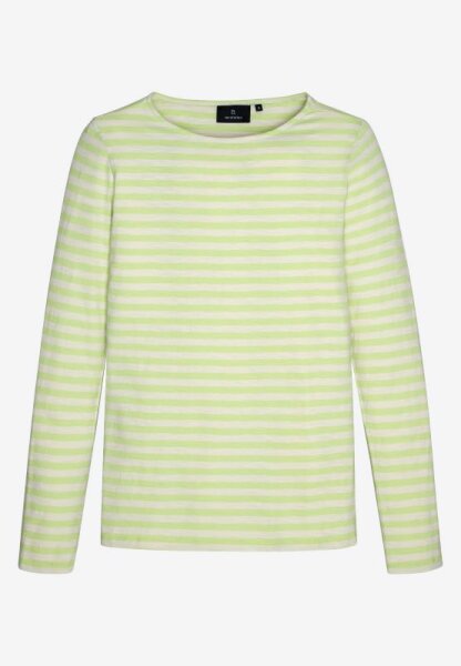 Longsleeve Iris Stripes Lime Green L