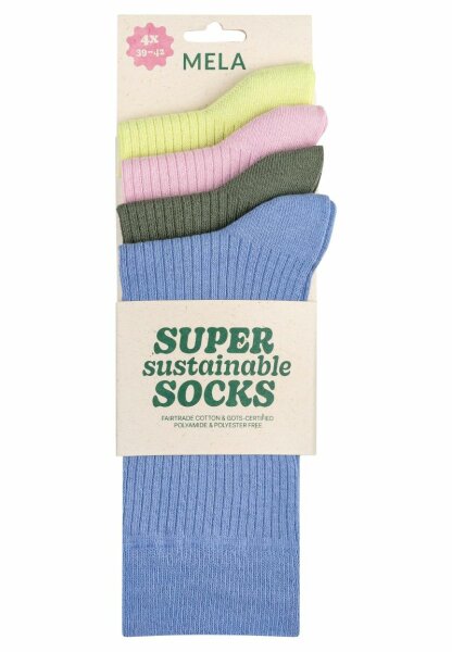 Socken Ribbed Socks 4er Pack