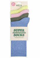 Socken Ribbed Socks 4er Pack Mix Colorful 35-38