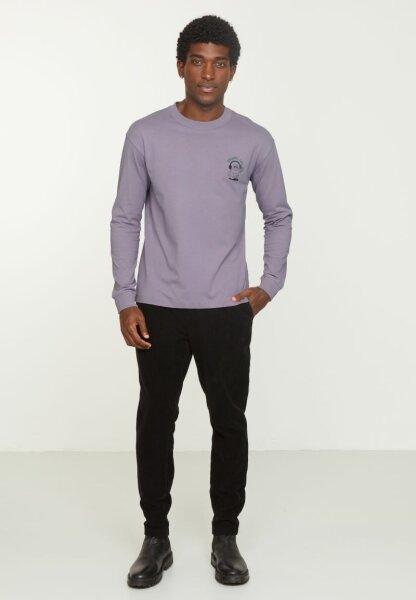 Longsleeve Papaya Music Grey Lilac S