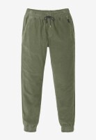 Hose Jogg Chino aus Cord Cyperus Khaki L