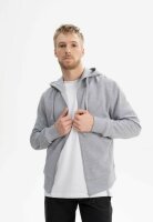 Hoodiejacke mit Reißverschluss Devadas Grau-Melange S