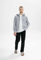 Hoodiejacke mit Reißverschluss Devadas Grau-Melange S